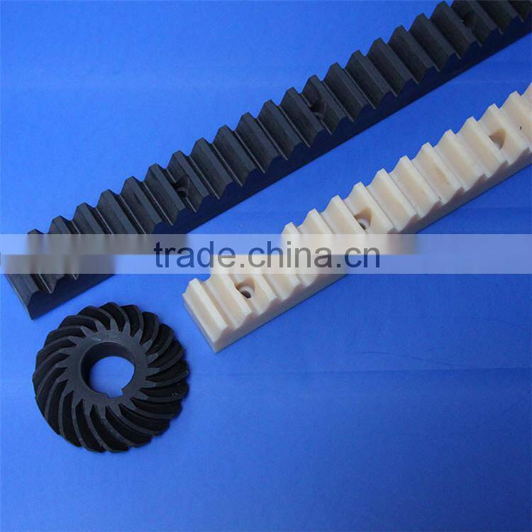 Guangzhou engineering plastic injection moulded pa66 polyamide ertalon nylon helical rack gear
