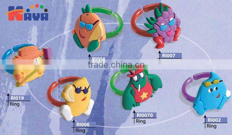 Hot selling pvc finger ring