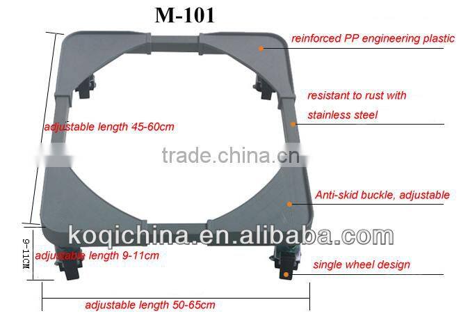 Four Wheels Washing Machine Stand