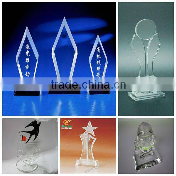 2014 new style acrylic trophy display design