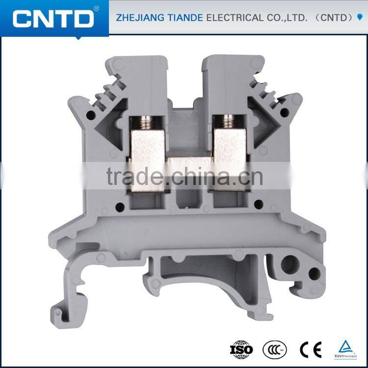 CNTD CUK General Use 32A Connection Terminal Electric Din rail Terminal Block CUK-2.5B