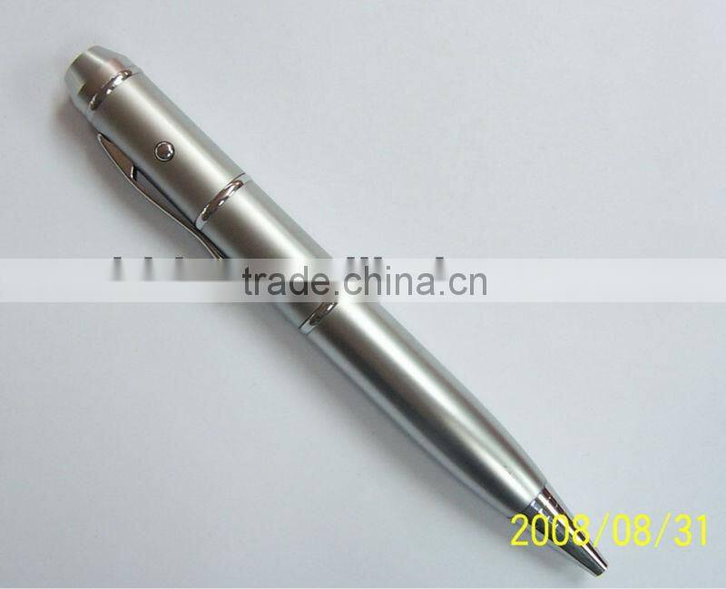Laser pointer usb flash drive, laser pointer usb pen with ball point pen