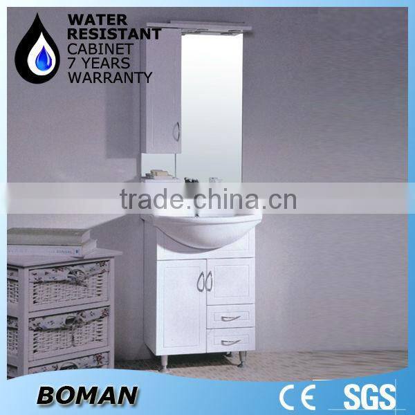 60cm PVC Bathroom Cabinet with Mirror Cabinet