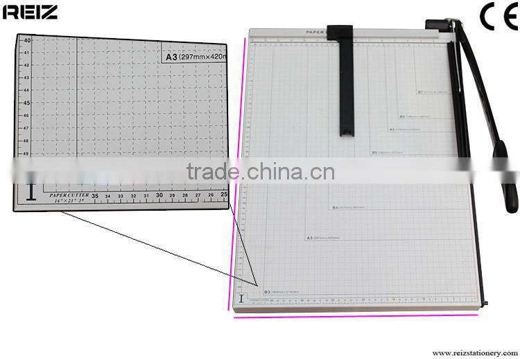 Steel Plate Surface Paper Trimmer with Rubber Paperweight or Line Ruler
