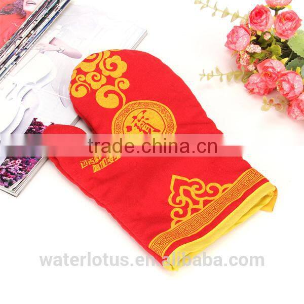 china yiwu factory high quality durothermic home kitchen tool JDB red oven mitts