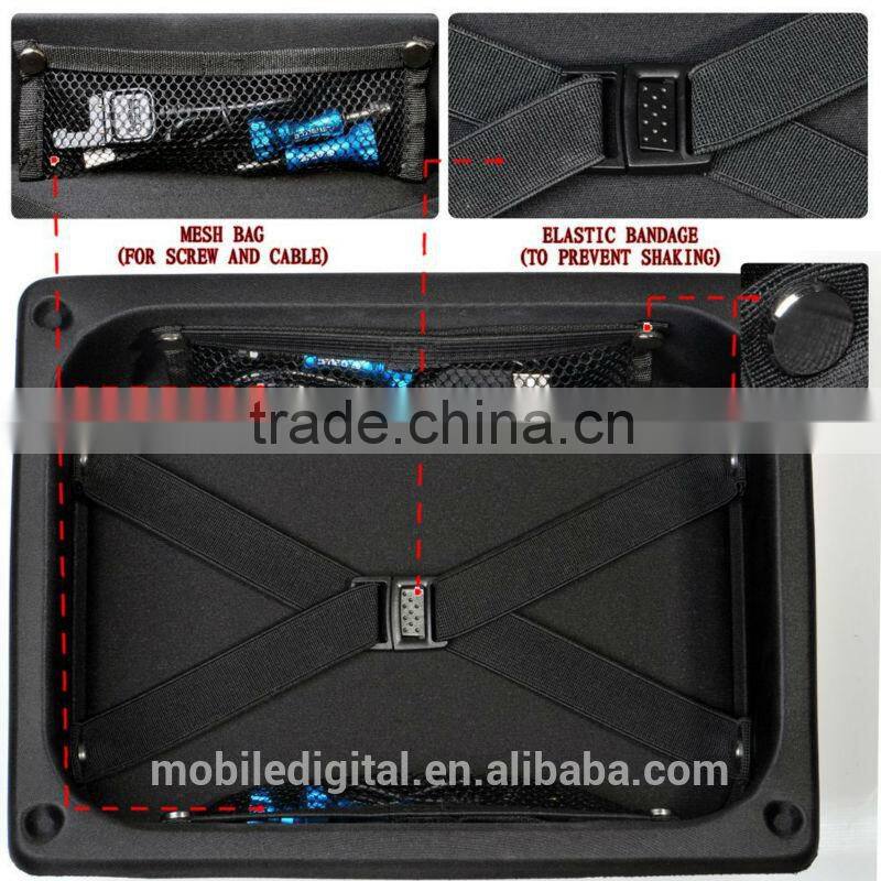 Waterproof large carry case for gopro accessories hero2 hero3 hero 3 3+ black edition