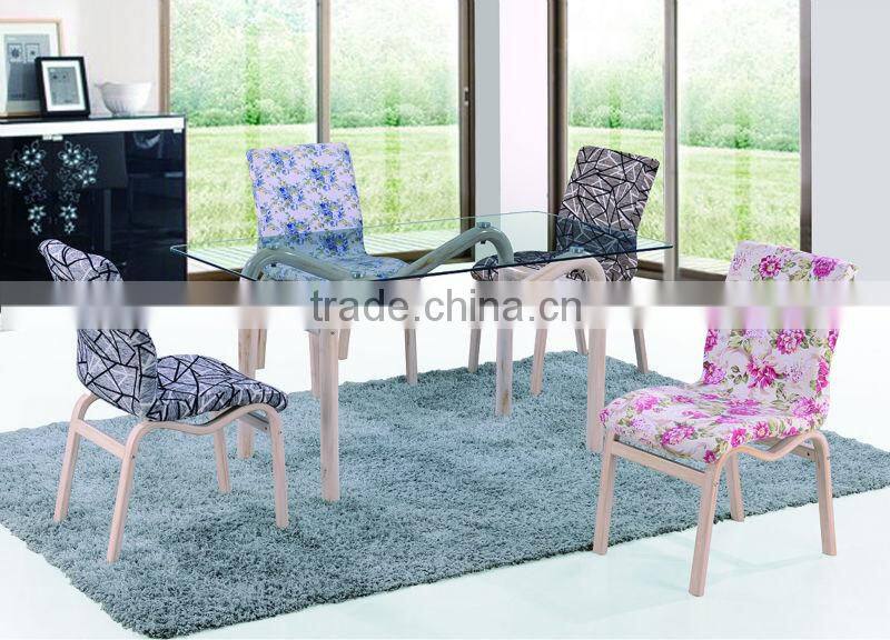 2013 new trend M model plastic wood dining table