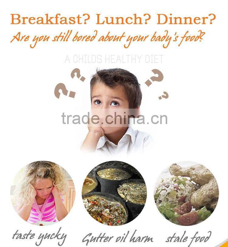 stainless steel household items of kids food warmer lunch box with dividers