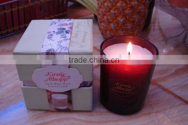 Hot sale for decoration gift box scented soy candle