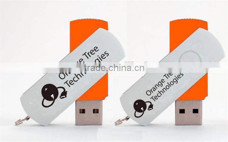 4G/8G/16G/32G swivel USB Flash Disk Rotary Pen Drive