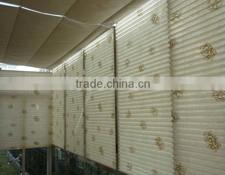 hot sales pleated blinds