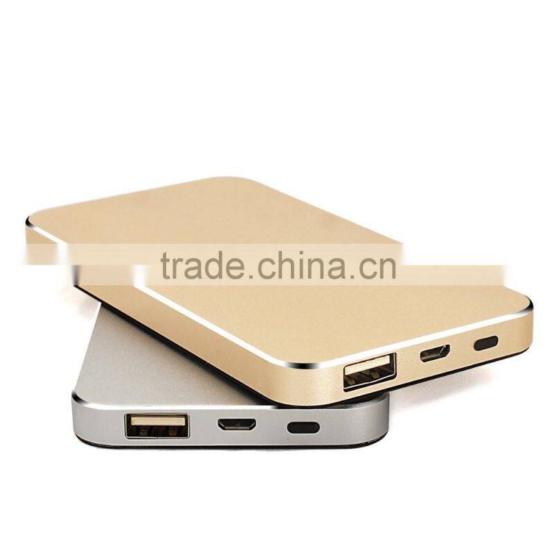 new products 2016 universal power bank charger 4000mah slim advertising power bank