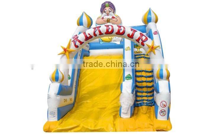 Aladdin inflatable slide,kids slide games,giant inflatable slide for sale