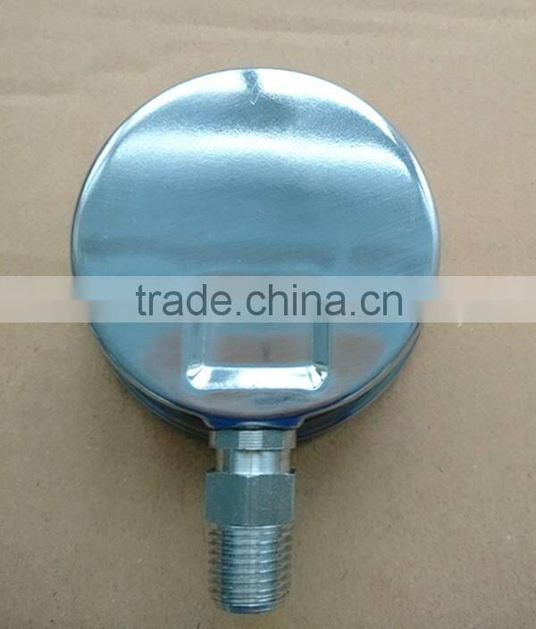 All Stainless Steel Vibration-proof Oil Pressure Gauge