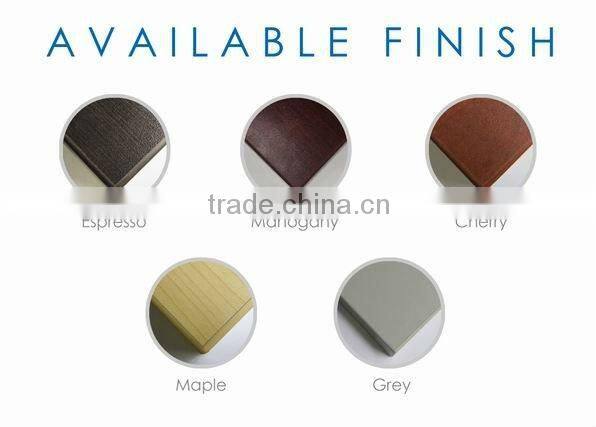 Mordern modular 4' work table with pedestal /Black leg PAC-TT48fA-MAH/BLK