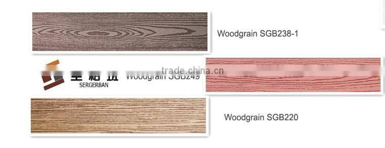 Green Building materials durable colorful outdoor wpc decking