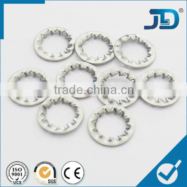 differnt material and size of tooth lock washer