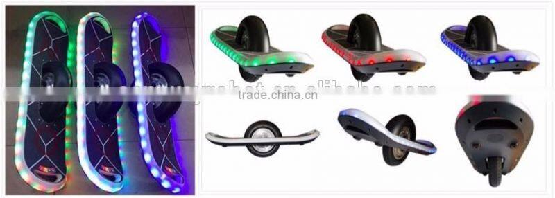 Samway 2016 hot10inch tyre electric one wheel hover board electric skateboard with LED light and bluetooth cheap
