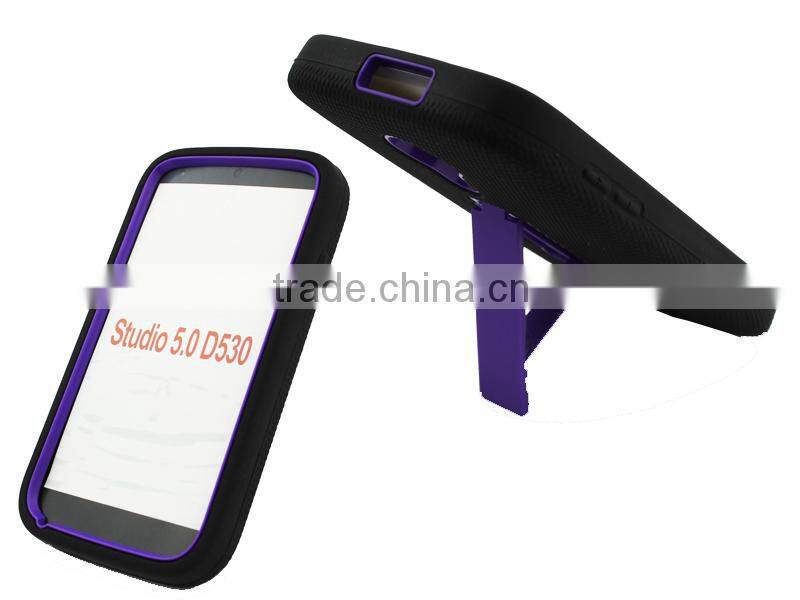 wholesales price popular tough robot shockproof PC+Silicone rubber case for Blu studio 5.0 D530