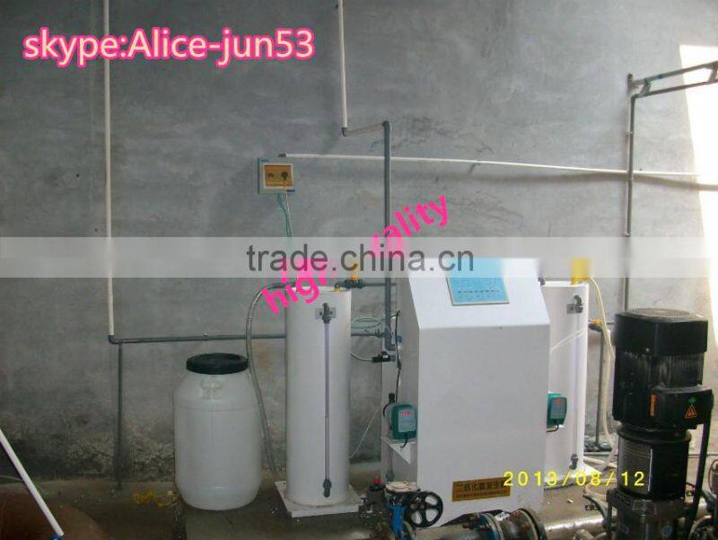 Chlorine dioxide generator water sterilizer plant