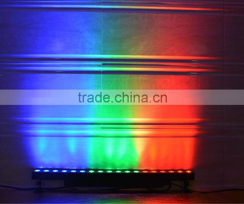 180W DMX LED bar light 18pcs 10w four in one wash lighting