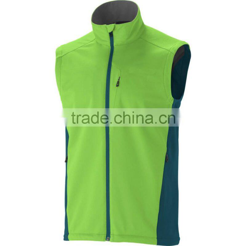 European softshell sports vest