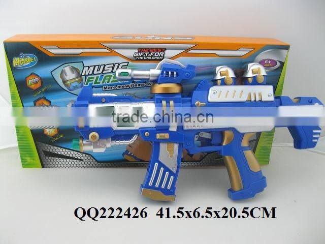 sound and light B/O flash gun toys electric toys gun for boys ,kids plastic electric gun toys