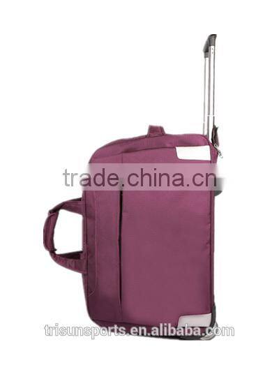 2016 hard shell nylon travel rolling duffel wheeled luggage bags