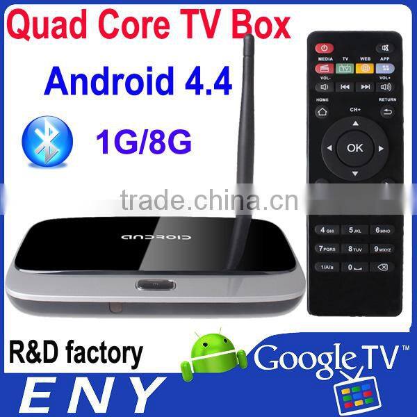 2015 Hot Rockchip3118T HDMI Cable Ethernet Bluetooth4.0 KODI Pre-installed Android Tv Box