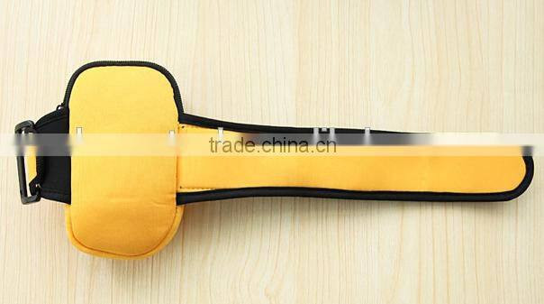 Promotion cell phone neoprene sleeve pouch for sport arm hand pouch