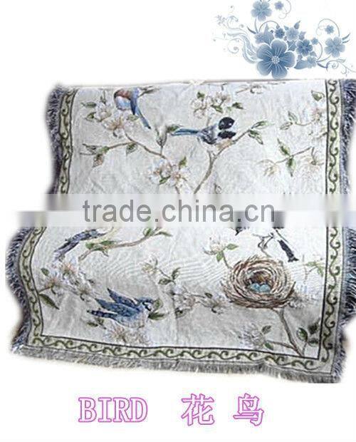 2015 Gobelin tapestry jacquard cotton memorial sofa throws, blanket