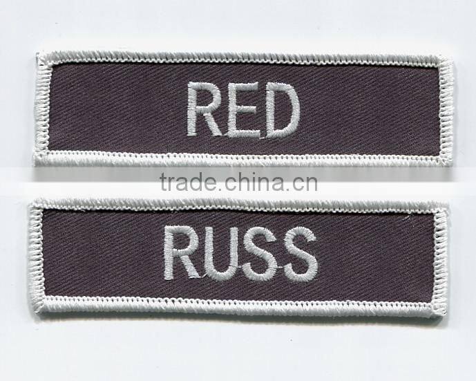 name embroidery bage for clothing