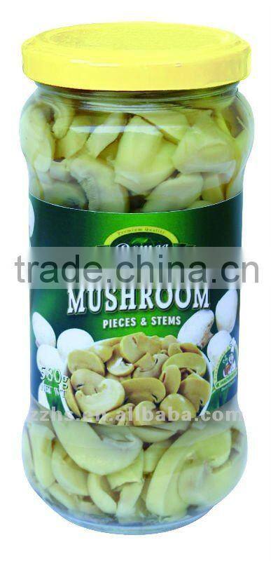 Canned Mushroom in Jars