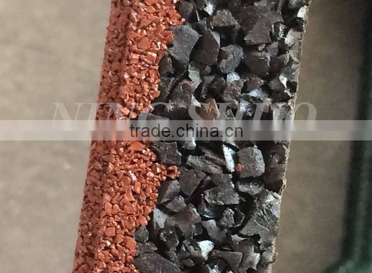 Factory price outdoor pathway rubber brick, playground bone rubber paver