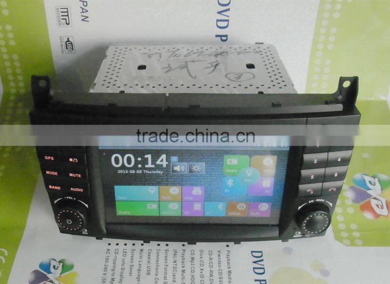 DJ7069 7inch double DIN car DVD player car radio with GPS EXTV 3G ect.for special Mercedes
