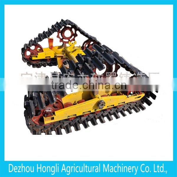 crawler track and crawler chassis for agricultural machine use