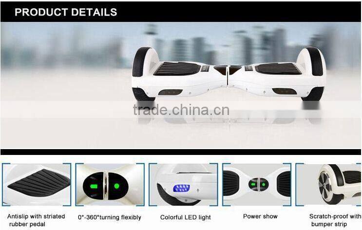 2015 intelligent balance wheel, two wheeled self balancing vehicle, intelligent electric motorcycle