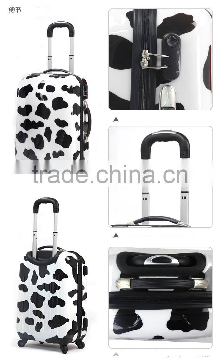 fashional and cute abs pc luggage ,travel luggage,abs suitcase