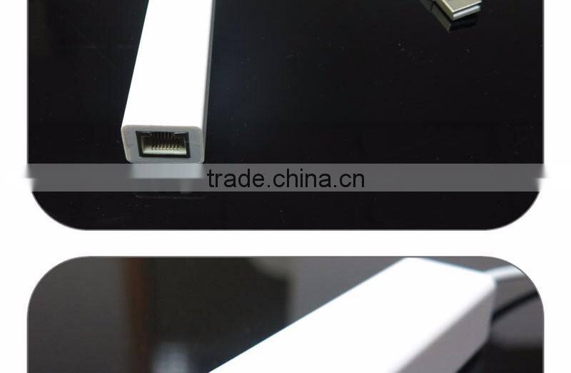 Vision premium white USB2.0 10/100m ethernet adapter for Mac