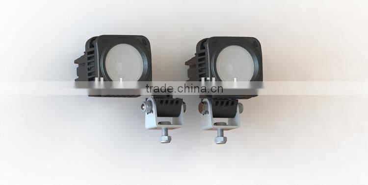 2" inch square 10w led work light for dirt bike