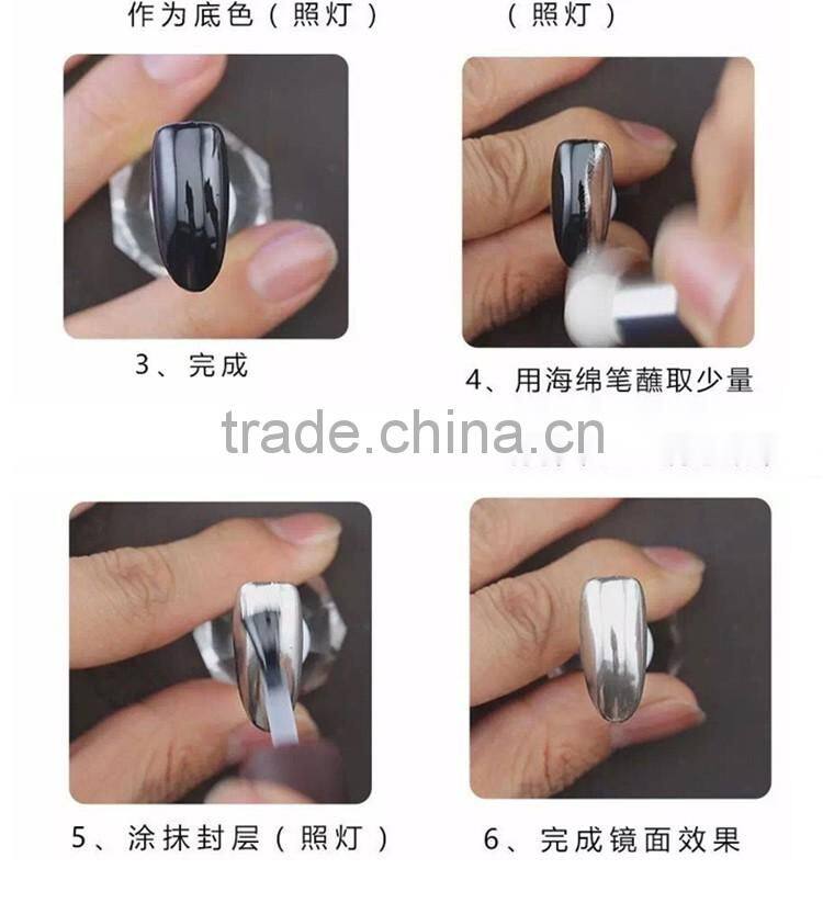 new nail powder mirror powder metal effect for nail art Manufacturer HONEY GIRL