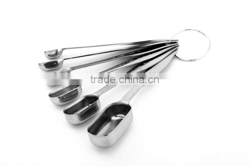 Hot sale passed FDA or LFGB long handled measuring spoons