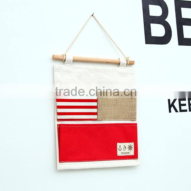 2015 new Creative home decoration Cloth art wall-mounted multipurpose storage bag