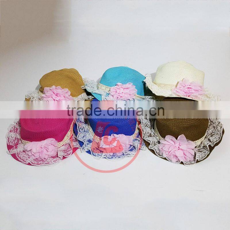 2013 Fashion Lady Hat Straw Beach Hats To Decorate