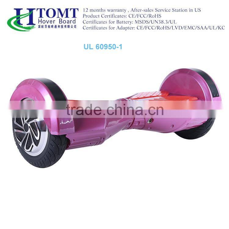 China factory 6.5 8 10 Inches two wheels self balancing scooter with blue tooth speaker
