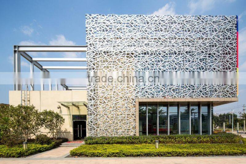 Resistance to various air pollutants 3.0mm carved wood fashionable double side used for exterior wall of building