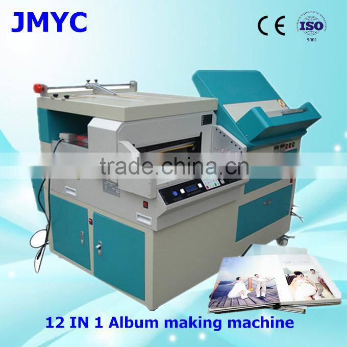 Whole photo binding hardcover book album hard cover making machine