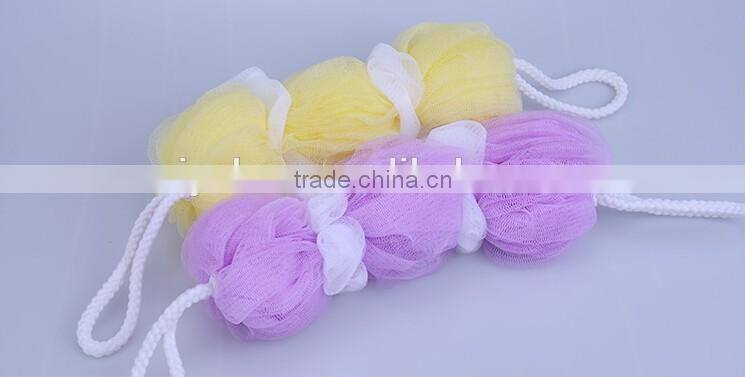Wholesale natural sea bath belt shower sponge for lady and adult