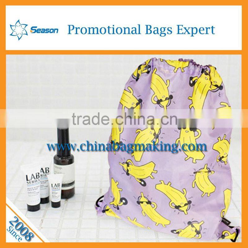 Hot sale Handbag manufacturer Yiwu Gym bag drawstring sports bag backpack