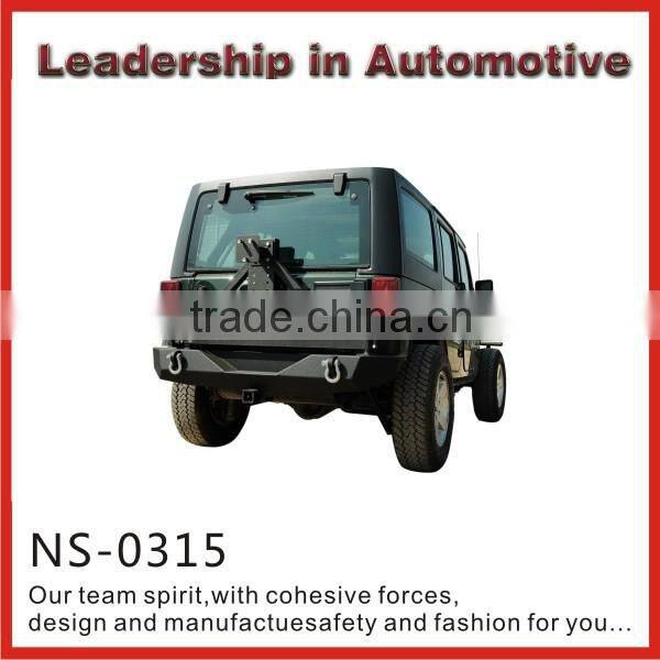 High Quality Rear Stainless Steel Bumper for Jeep wrangler jeep jk 4x4
